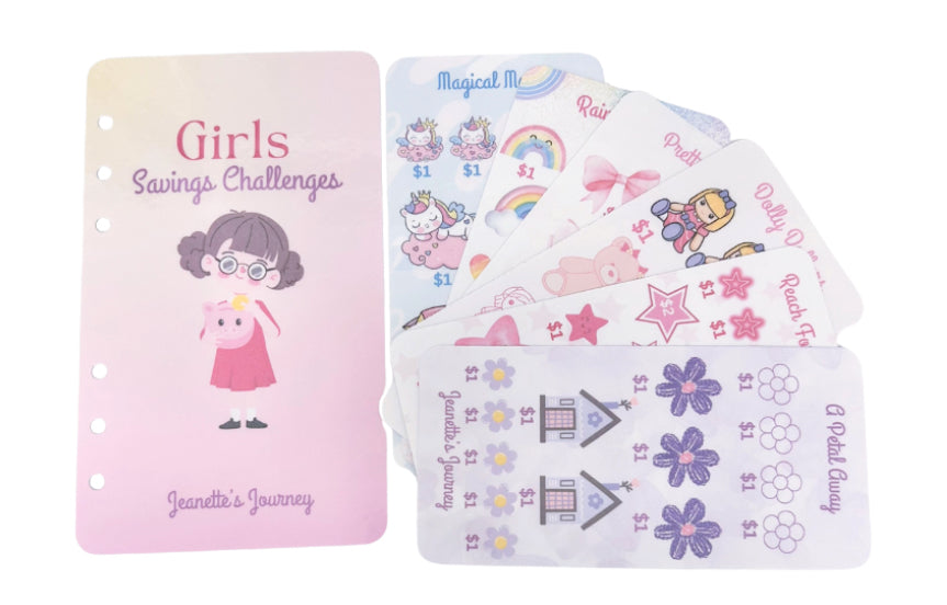Girls Savings Challenges/ A6