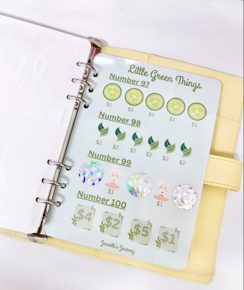 100 Savings Challenges Full Binder | A5
