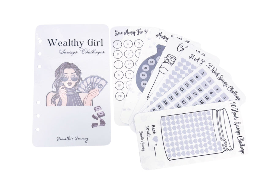 Wealthy Girl Savings Challenges