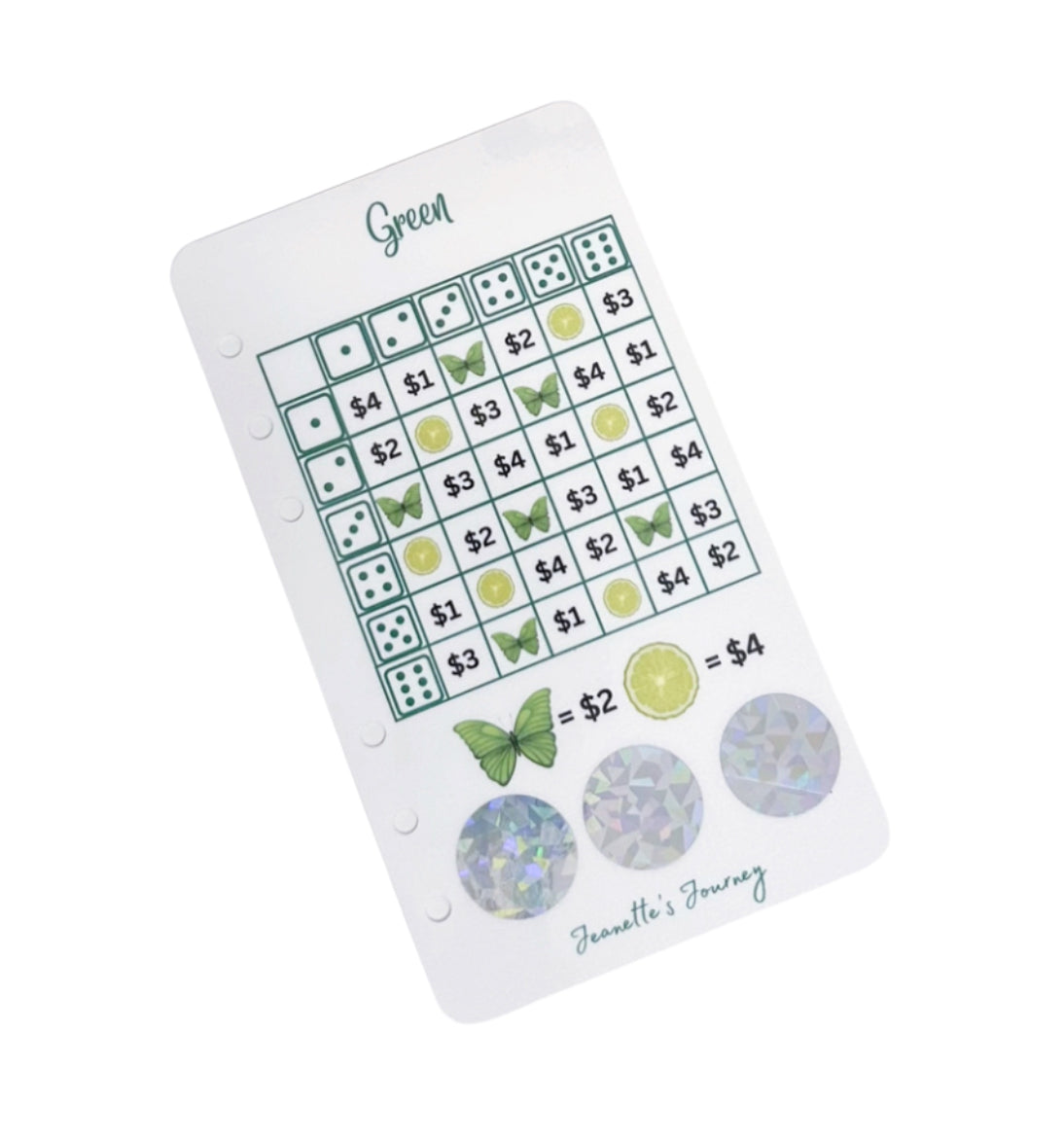 Colorful Dollar Mondays With Colorful Dice Challenges Vol. 6/A6