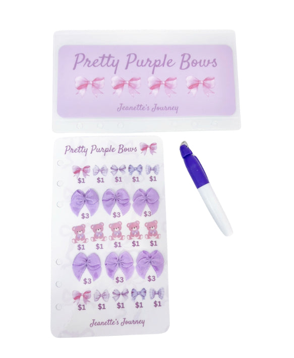3D Pretty Bow Challenge With Dashboard And Mini Permanent Marker/ A6