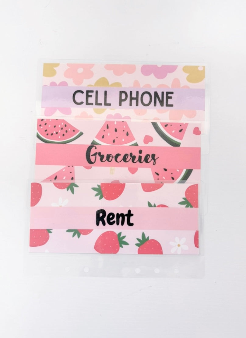 Summer Fun Cash Stuffing Envelopes | A6 (set of 6)
