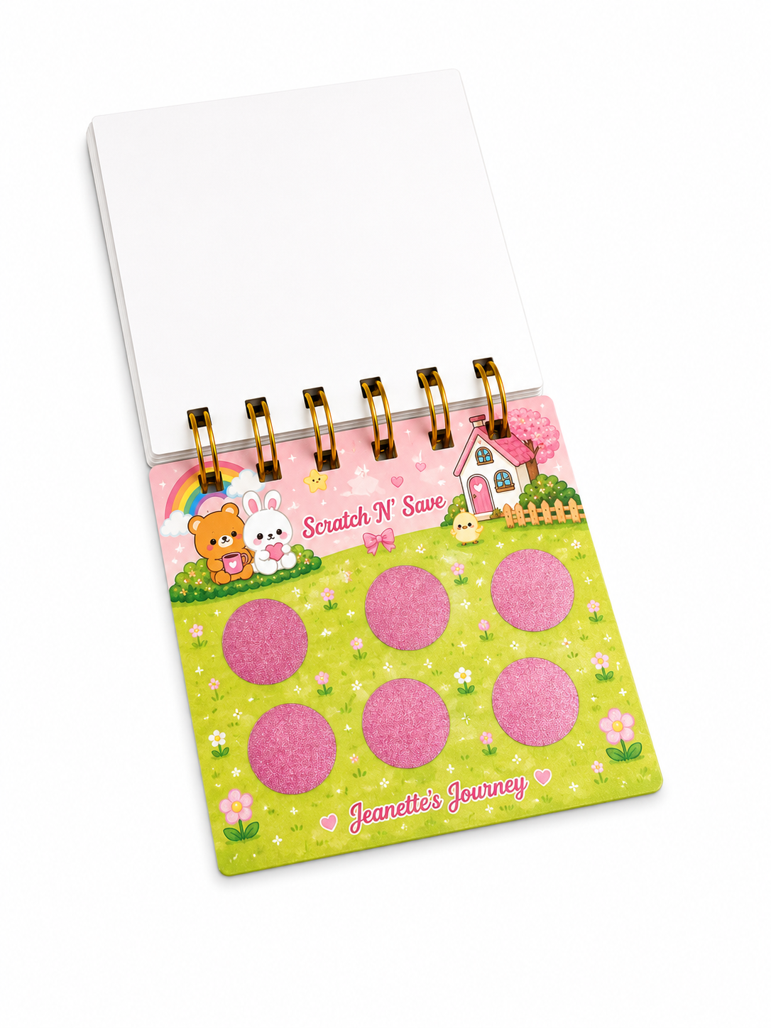 Clouds Savings Challenge Tiny Booklet