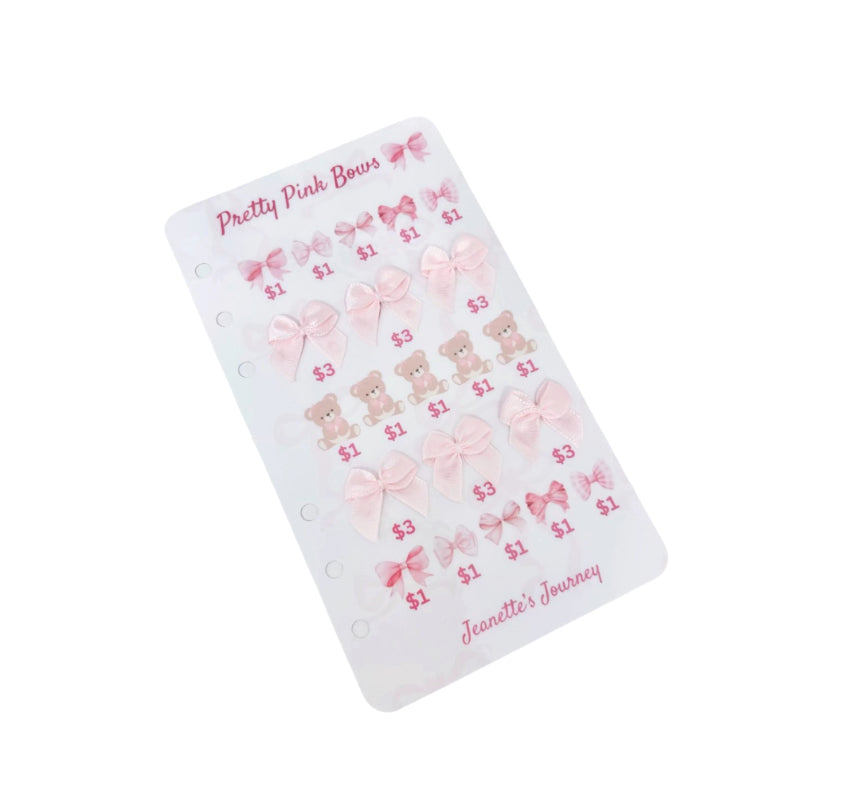 3D Pretty Bow Challenge With Dashboard And Mini Permanent Marker/ A6