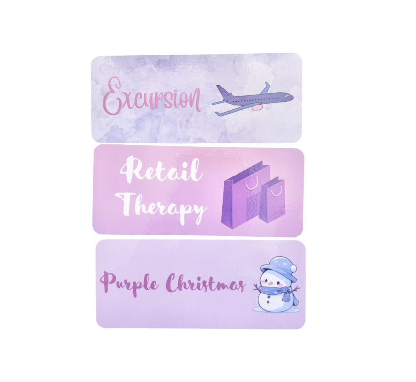 Pretty In Purple Savings Challenge Booklet/ A6