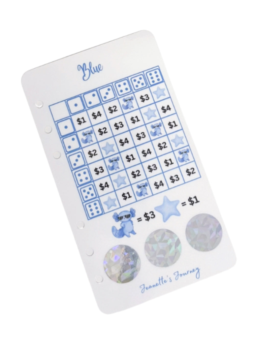 Colorful Dollar Mondays With Colorful Dice Challenges Vol. 6/A6