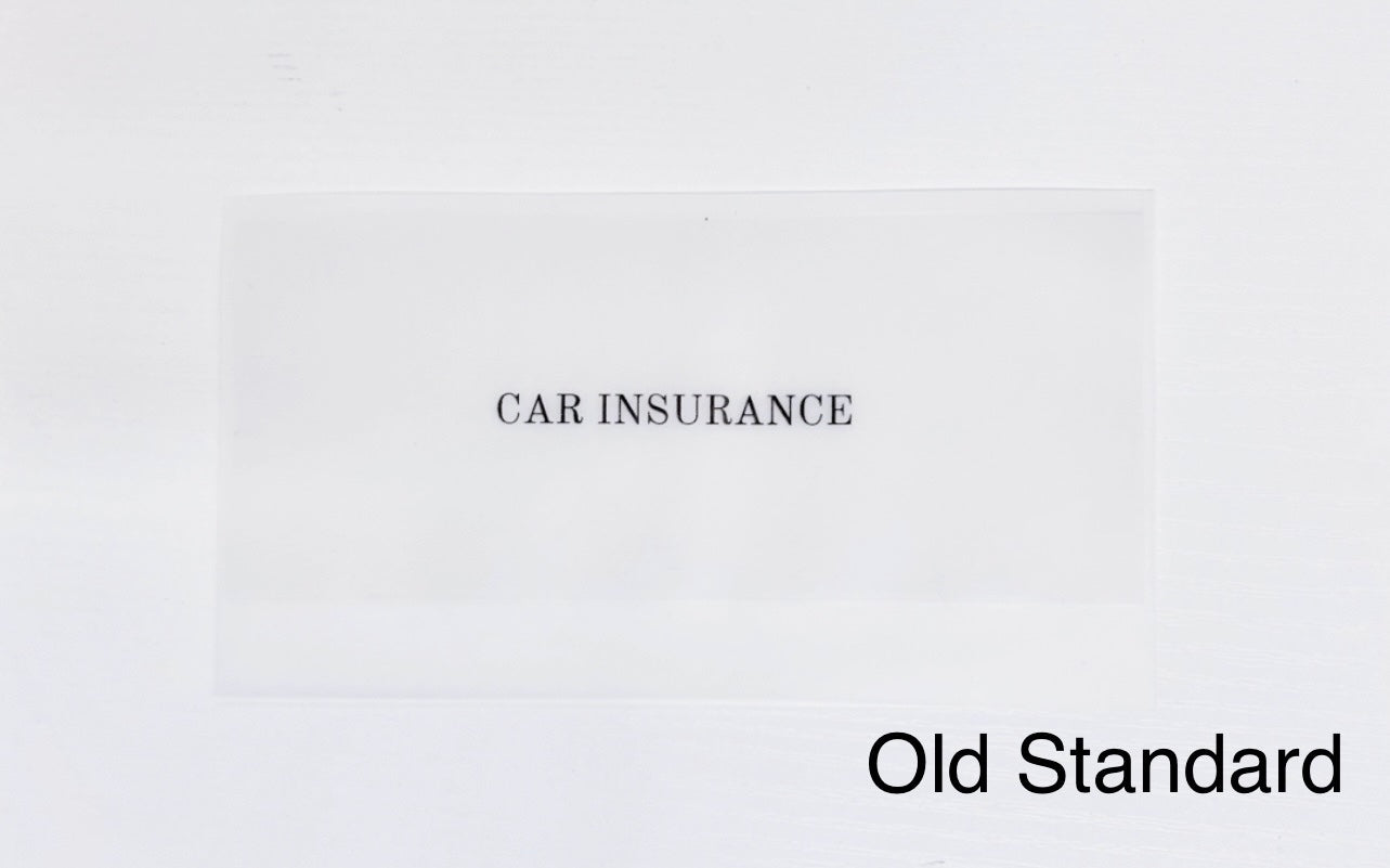Minimalist Matte Vellum Cash Envelopes/ A6