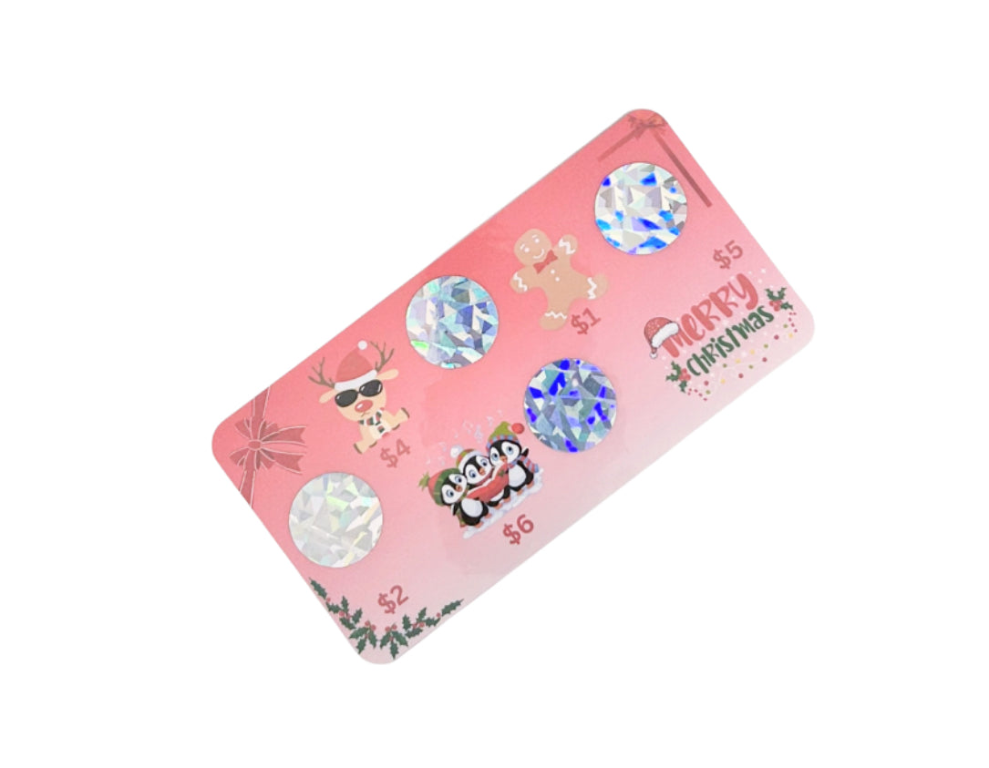 Christmas Scratch N’ Save | A6