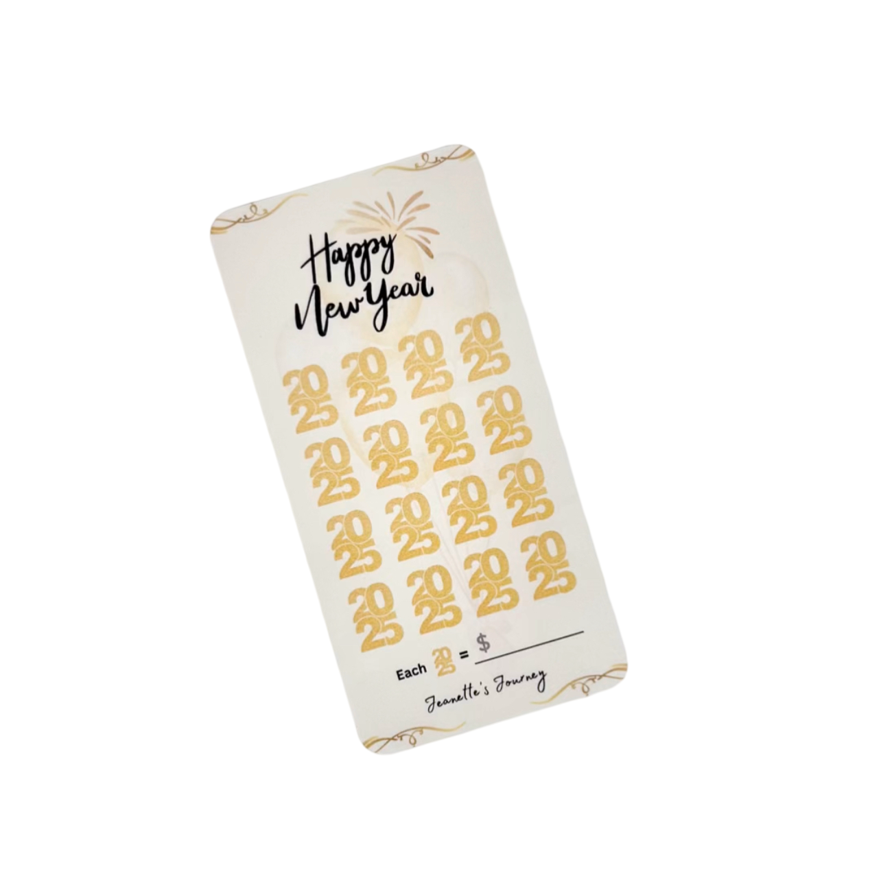 2025 New Year Savings Challenge