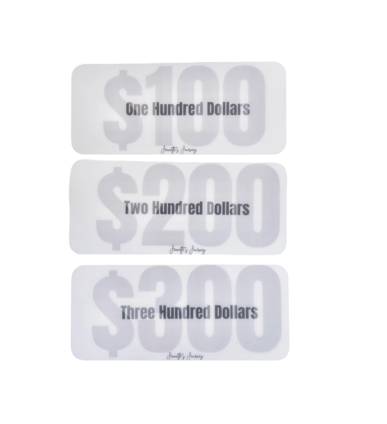 Matte Vellum Placeholders