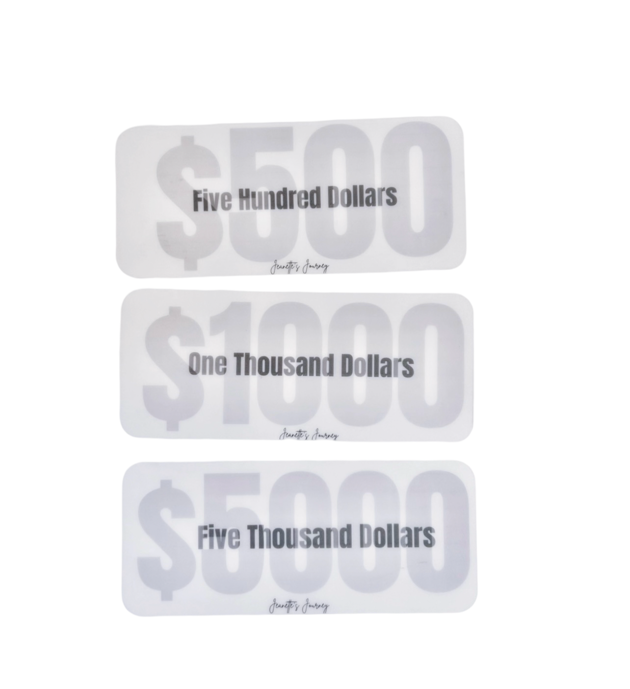 Matte Vellum Placeholders