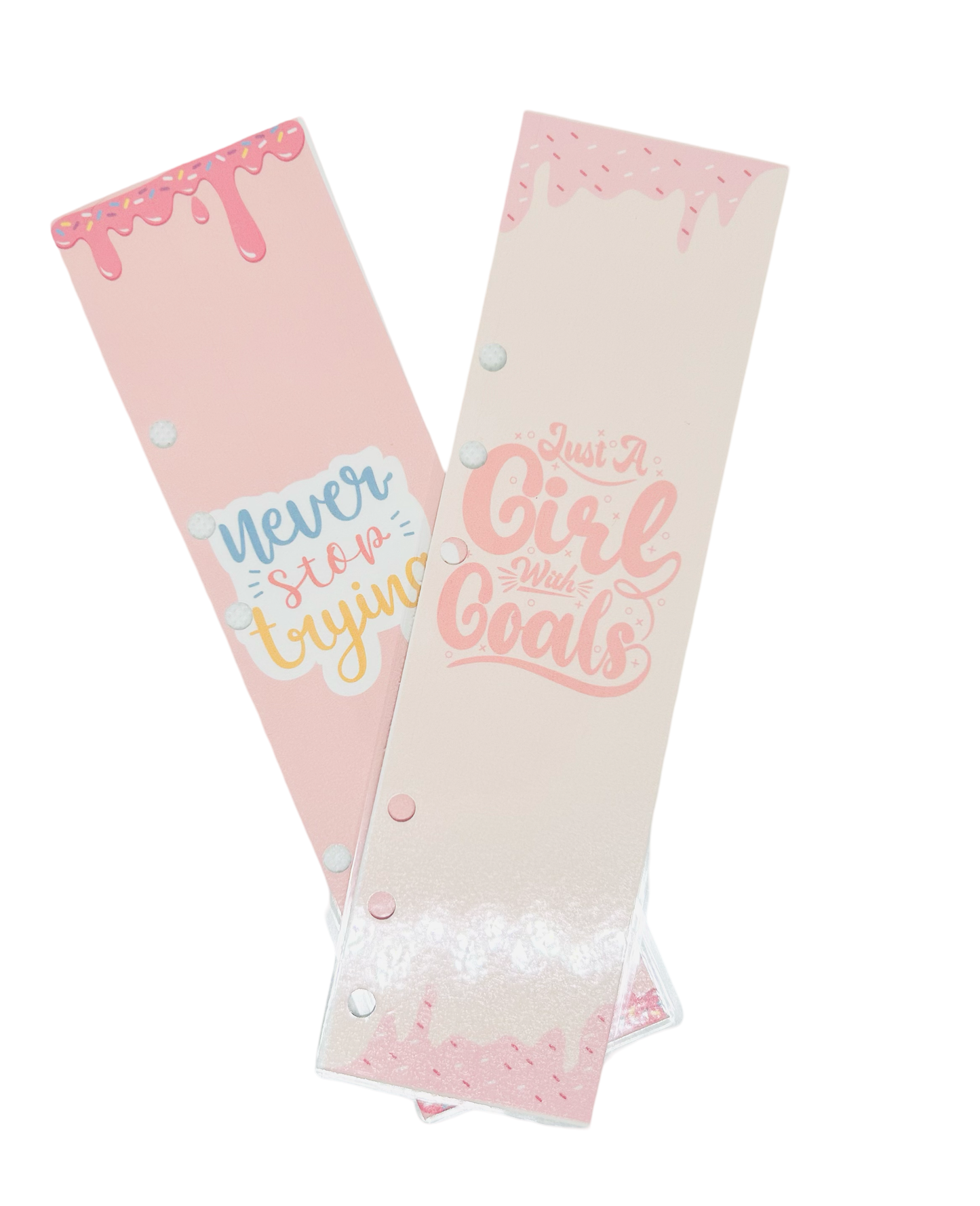 Ice Cream Drip Binder Inspirational Bookmarks/ A6