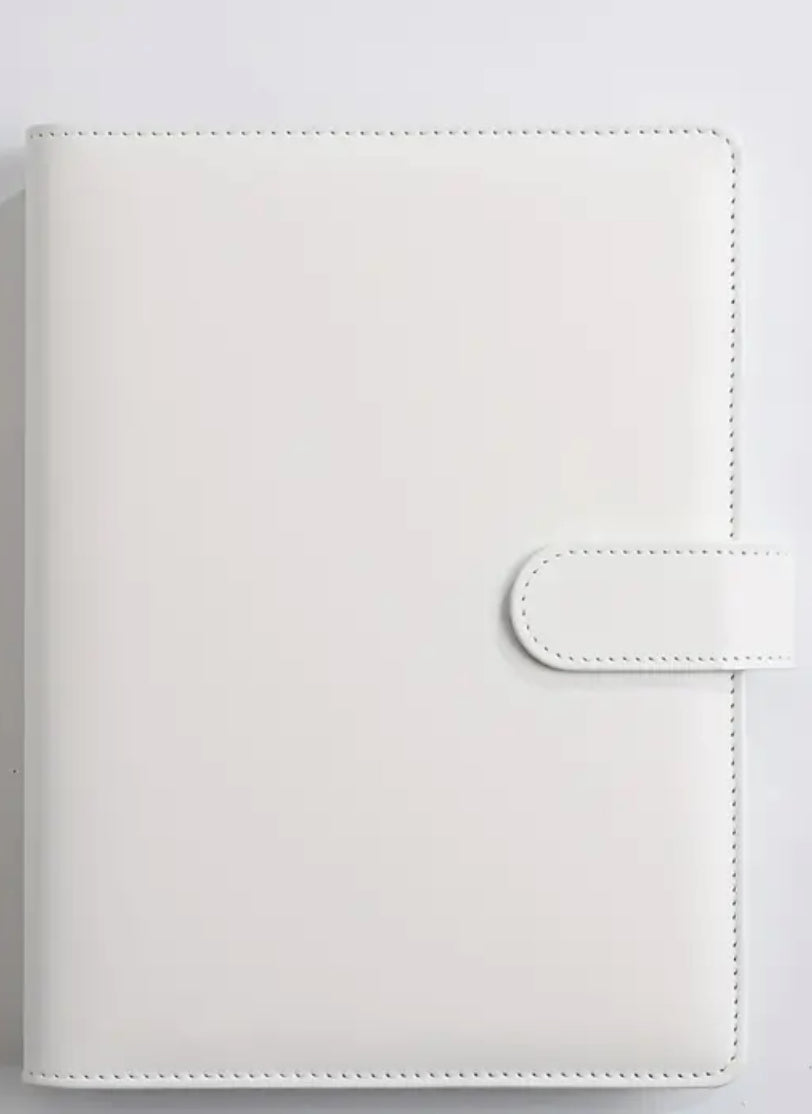 A5 Personalized Faux Leather Binder | 6 Hole