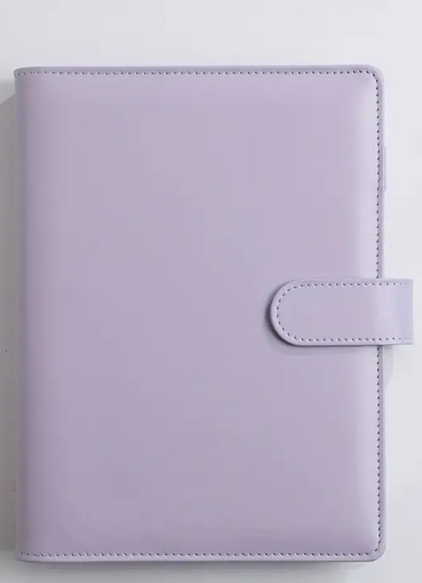 A5 Personalized Faux Leather Binder | 6 Hole