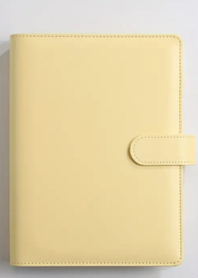 A5 Personalized Faux Leather Binder | 6 Hole