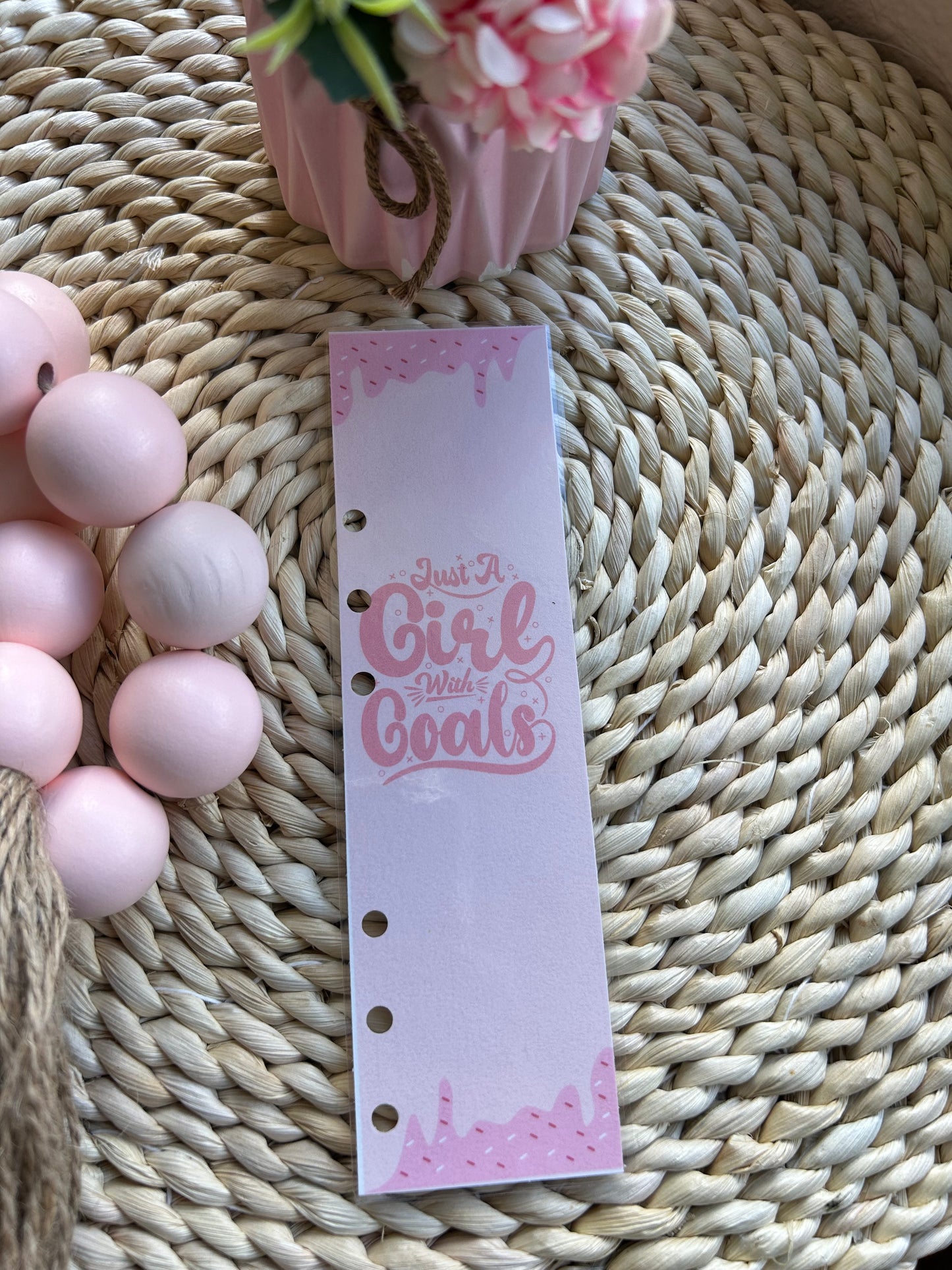 Ice Cream Drip Binder Inspirational Bookmarks/ A6