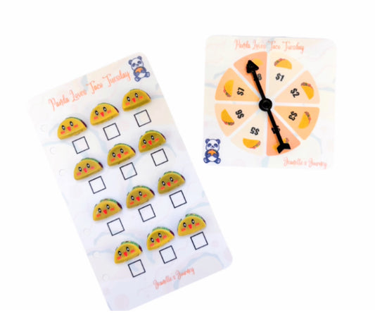 Panda Loves Taco Tuesday Spin N’ Save Challenge With Dashboard And Spinner