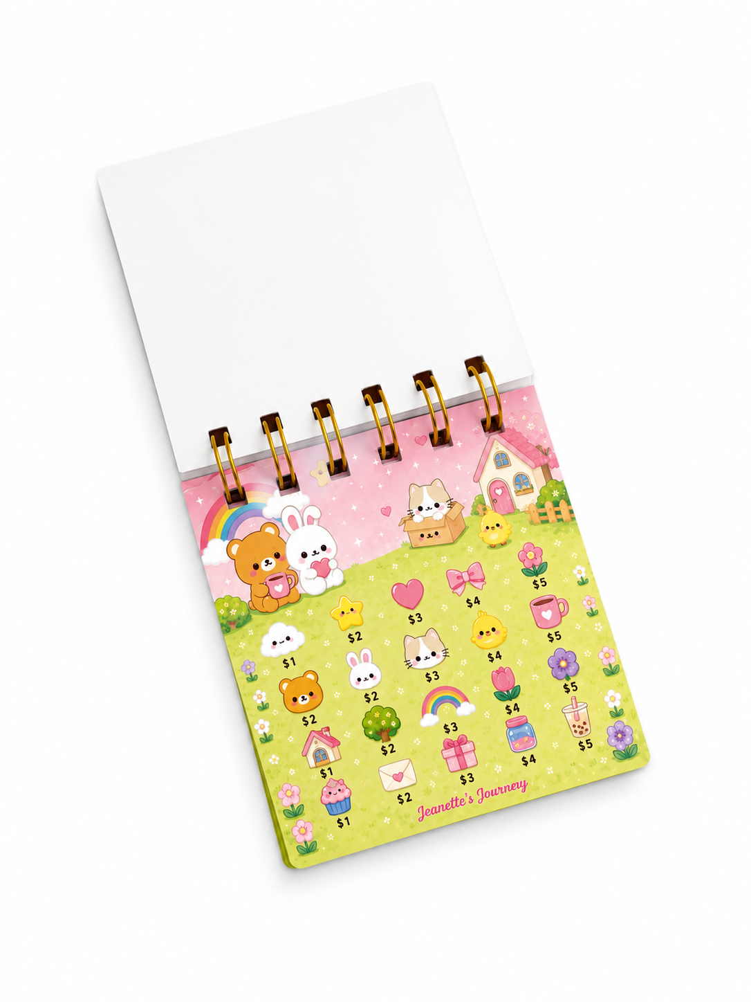 Clouds Savings Challenge Tiny Booklet