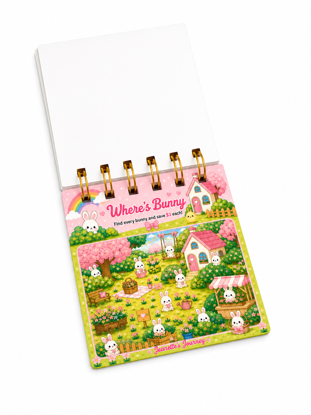 Clouds Savings Challenge Tiny Booklet