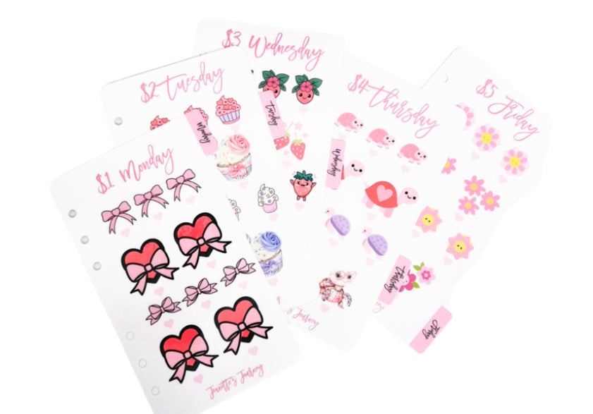 Weekly Savings Tab Savings Challenge