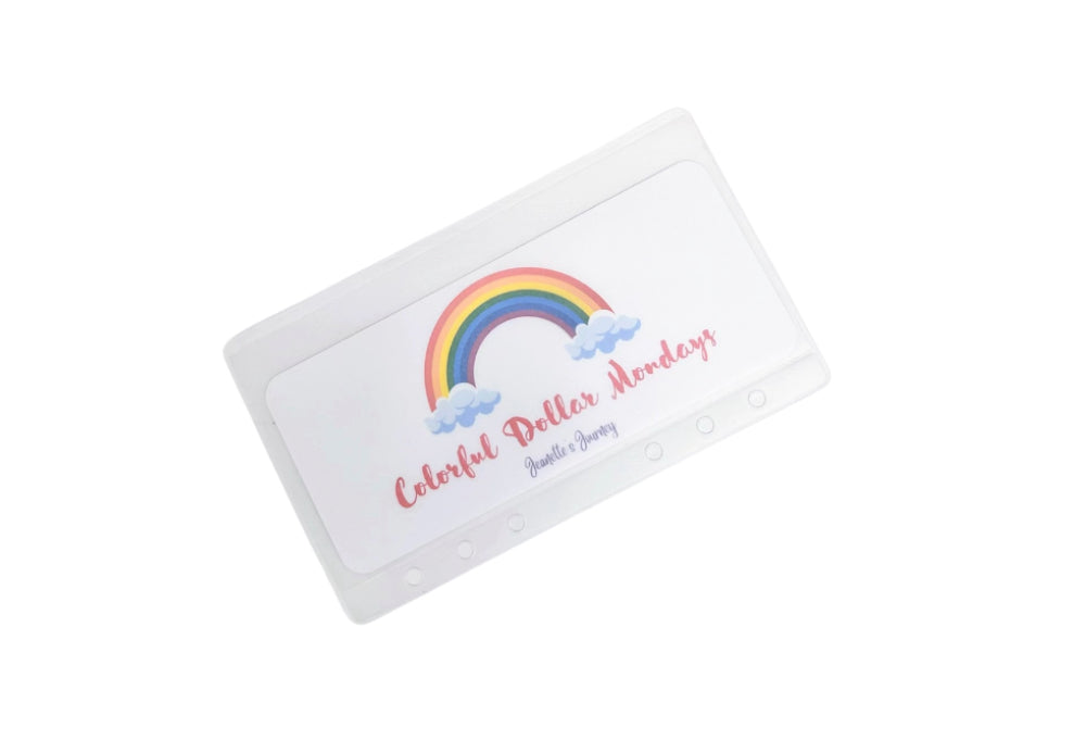 Colorful Dollar Mondays Dashboard + A6 Envelope