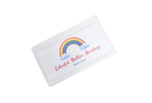 Colorful Dollar Mondays Dashboard + A6 Envelope