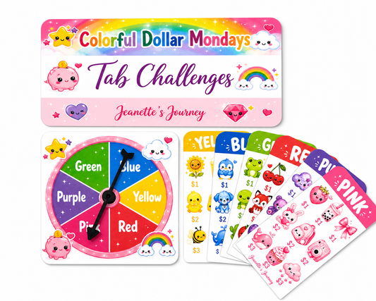 Colorful Dollar Tab Challenges Volume 2 | A6