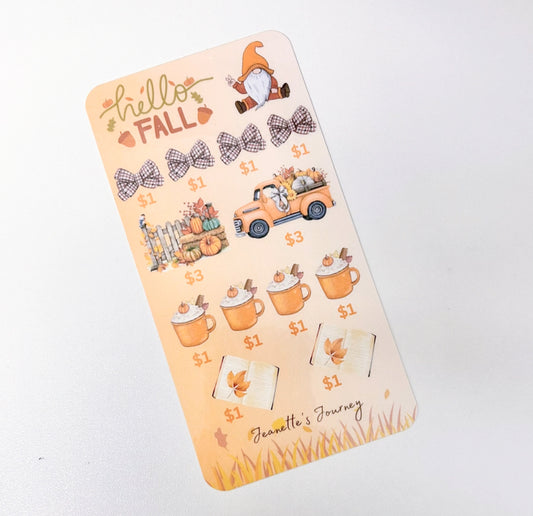 Hello Fall Savings Challenge/ A6