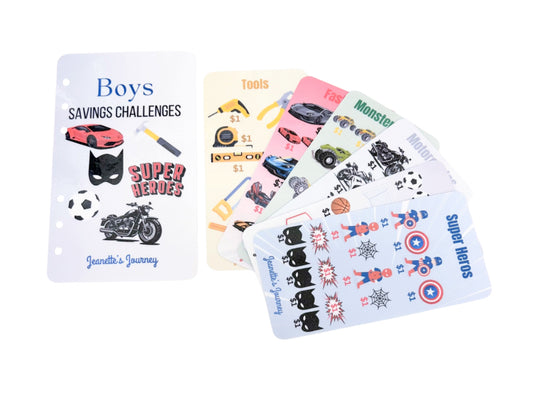 Boys Savings Challenges/ A6