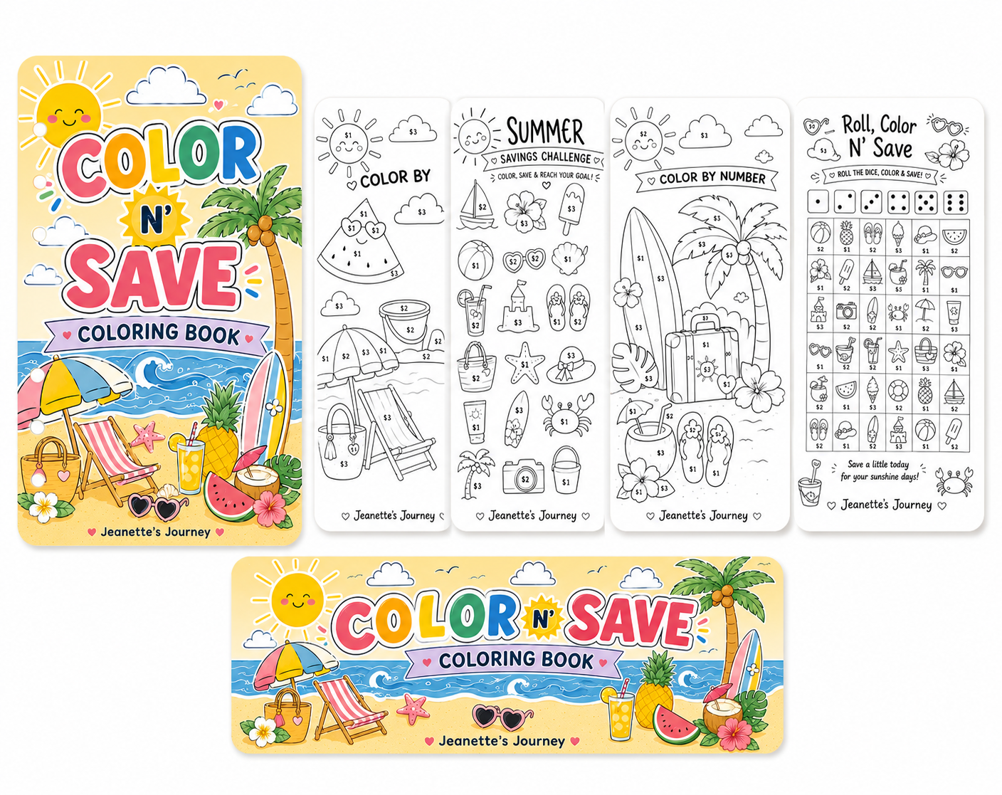 Color N’ Save Coloring Book Challenge | A6