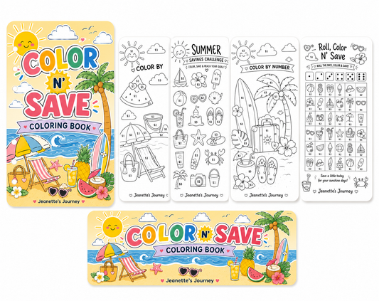 Color N’ Save Coloring Book Challenge | A6