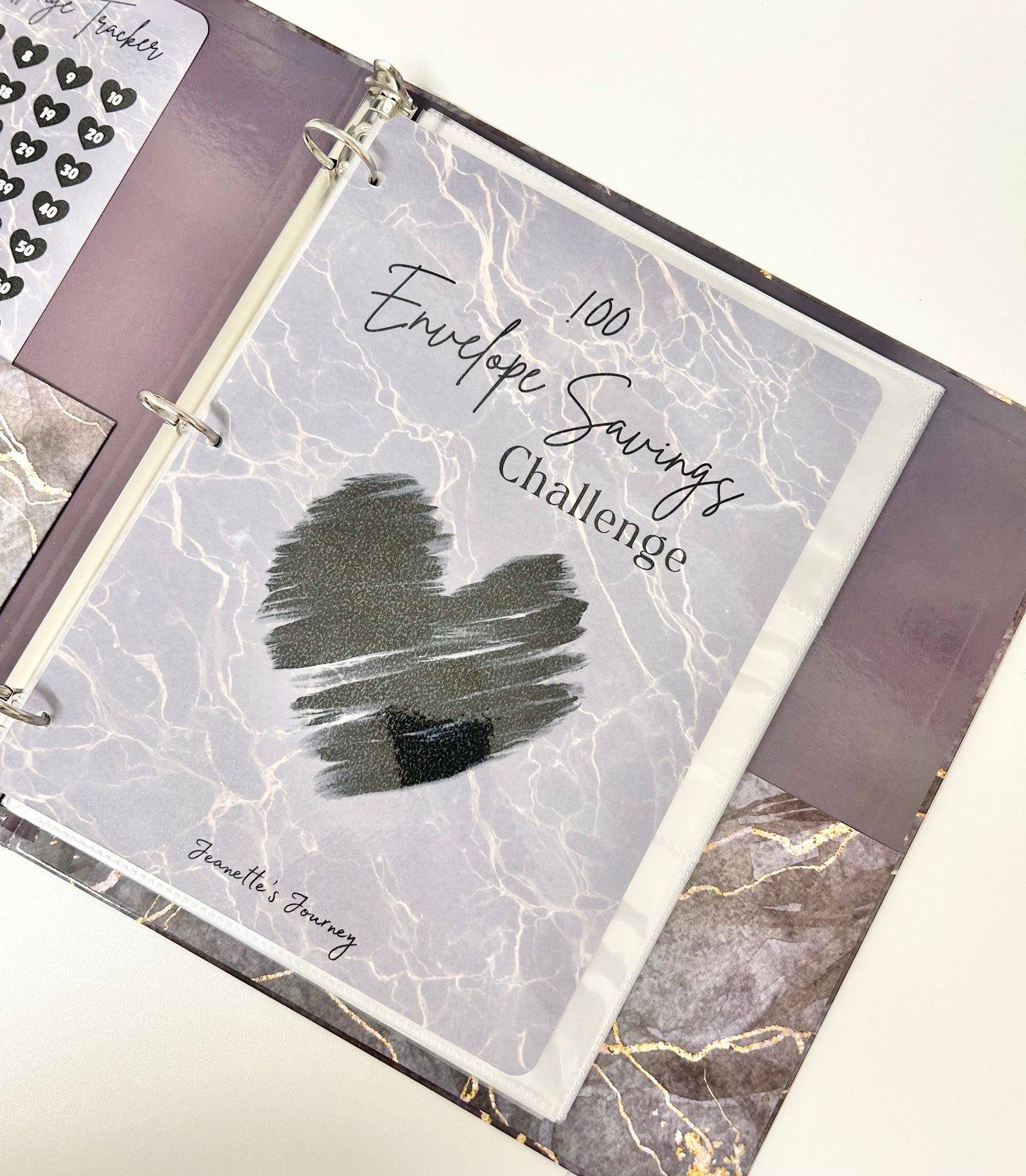 100 Envelope Savings Challenge (flat layout)