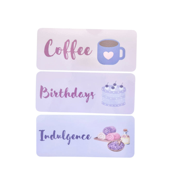 Pretty In Purple Savings Challenge Booklet/ A6