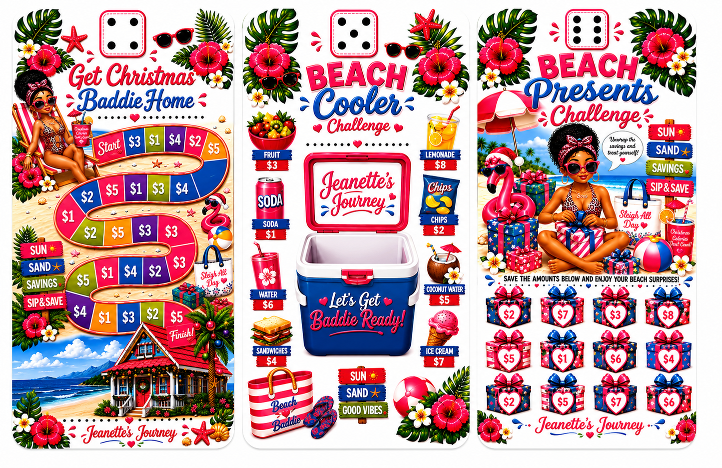 A6 Baddie Christmas In July Savings Challenge + A5 Double N’Roll
