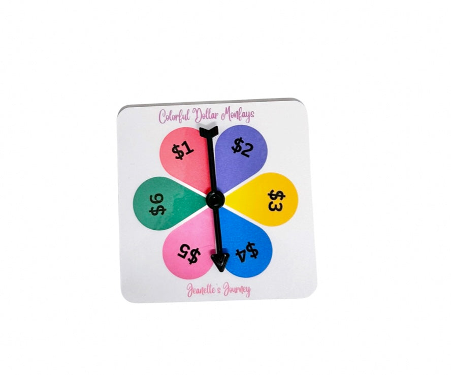 Colorful Dollar Mondays With Colorful Dice Challenges Vol. 5/A6