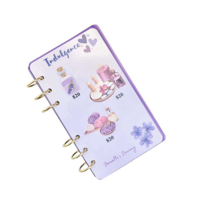Pretty In Purple Savings Challenge Booklet/ A6