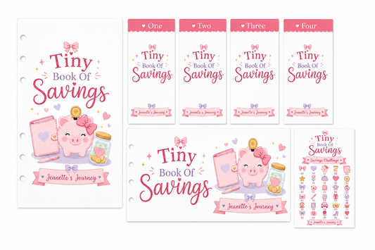 Tiny Book Of Savings Bundle. | A6