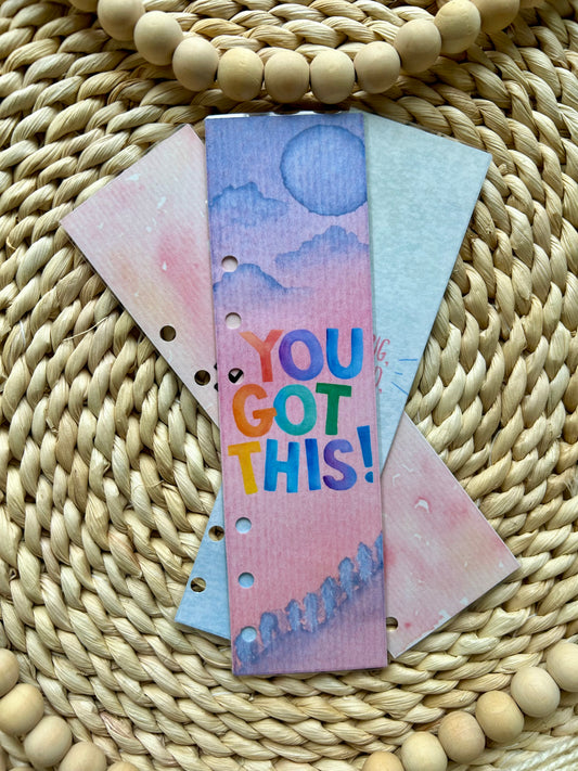 Binder Inspirational Bookmarks/ A6