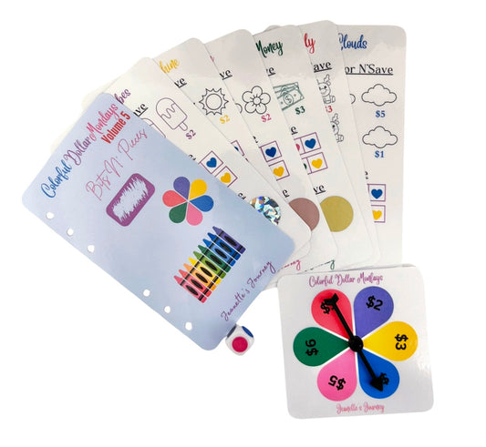 Colorful Dollar Mondays With Colorful Dice Challenges Vol. 5/A6