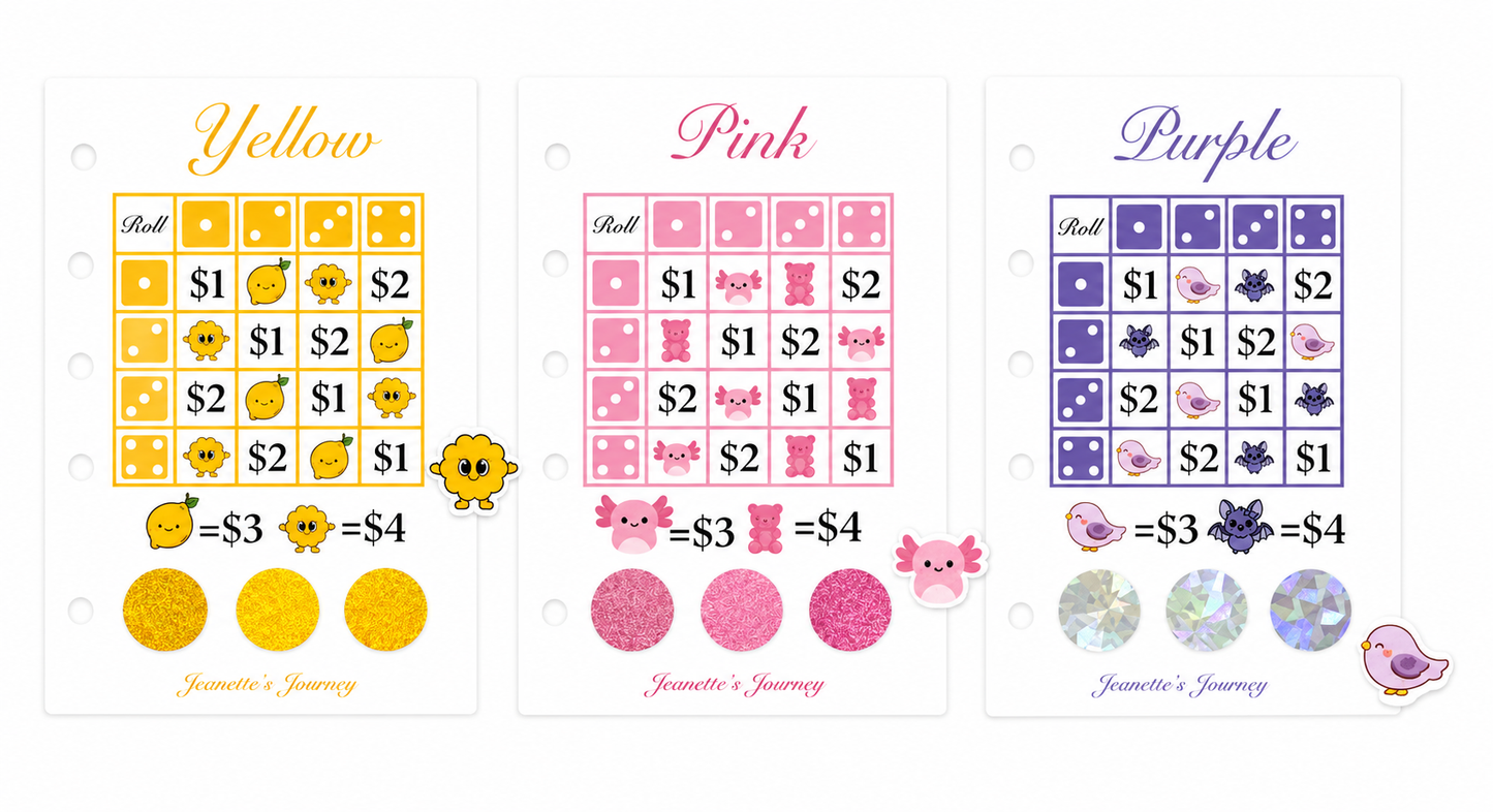 Colorful Dollar Meets The Tinies With Colorful Dice Challenges Vol. 6/A7