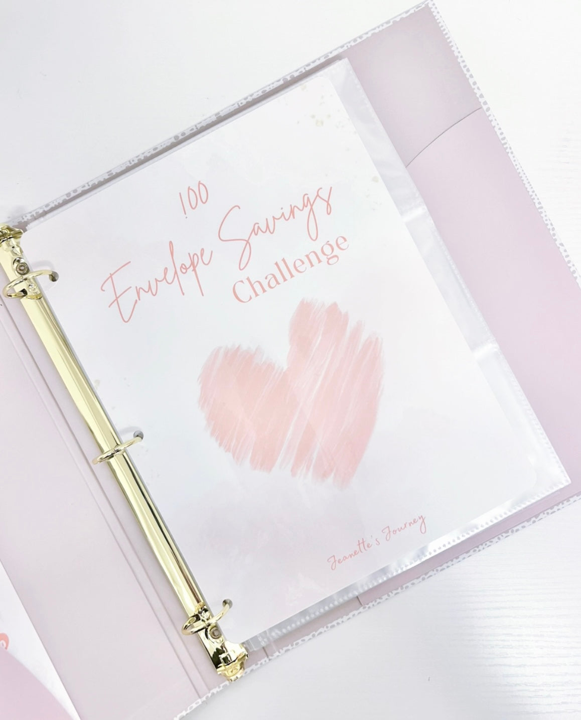 100 Envelope Savings Challenge (flat layout)