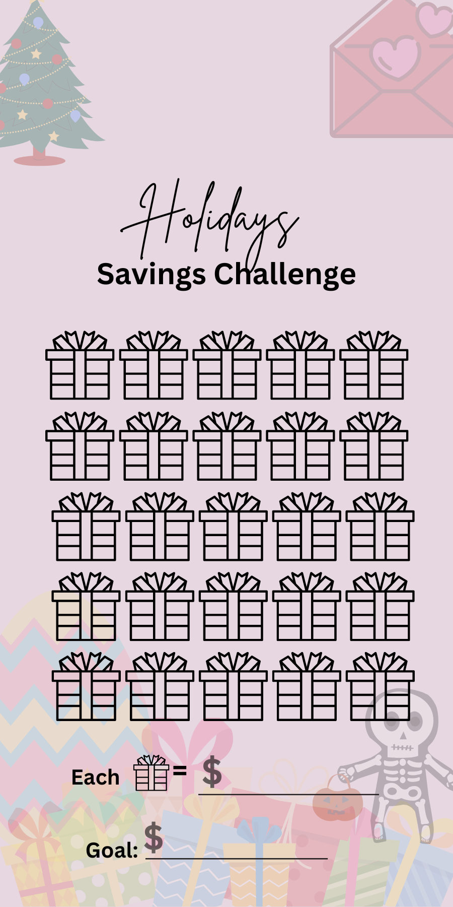 Girl Boss Matte Vellum Savings Challenges With Dashboard/ A6