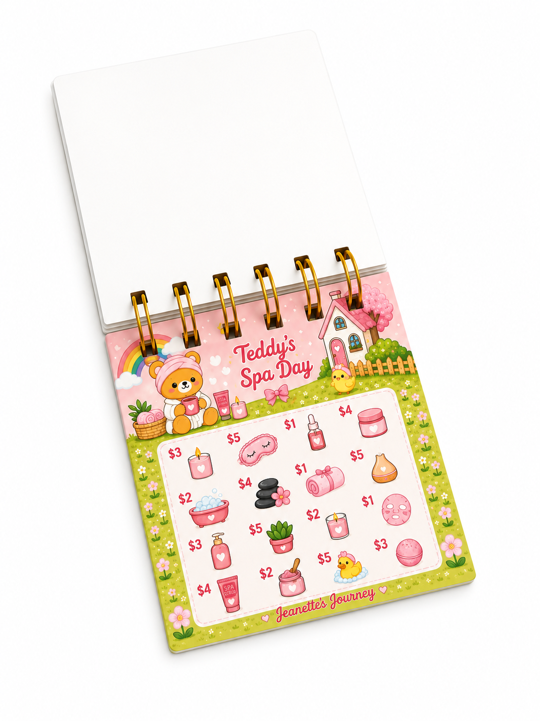 Clouds Savings Challenge Tiny Booklet