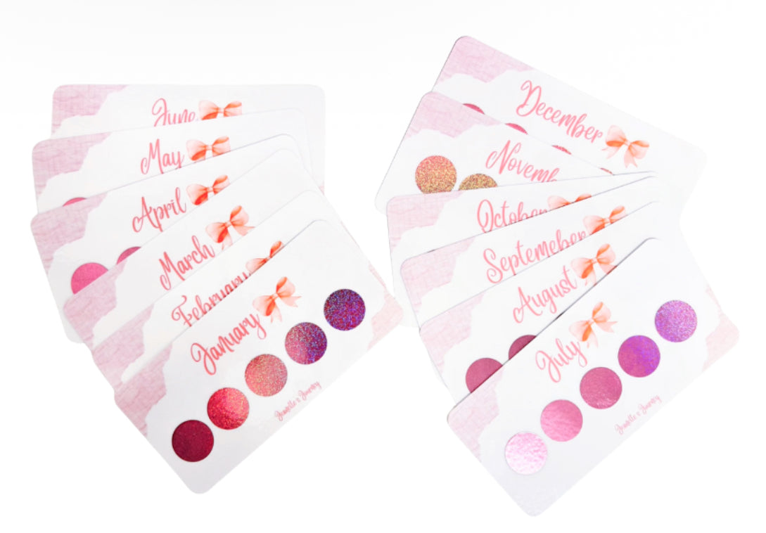 Pink Monthly Scratch N’ Save Bundle W/ Clear And Gold Envelope