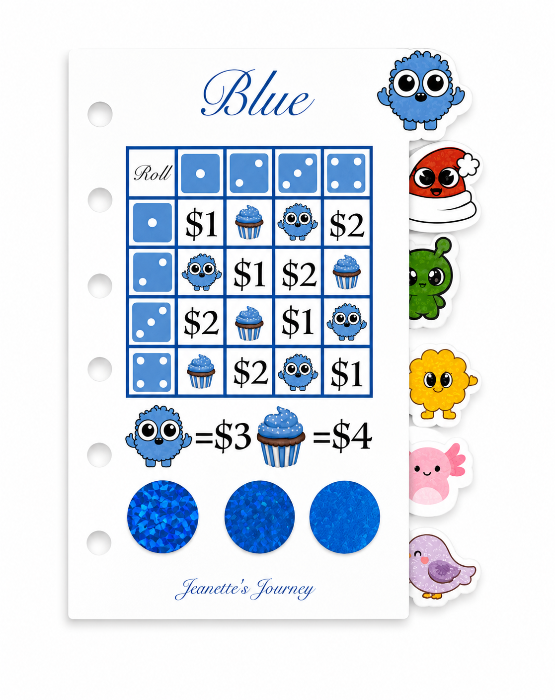 Colorful Dollar Meets The Tinies With Colorful Dice Challenges Vol. 6/A7