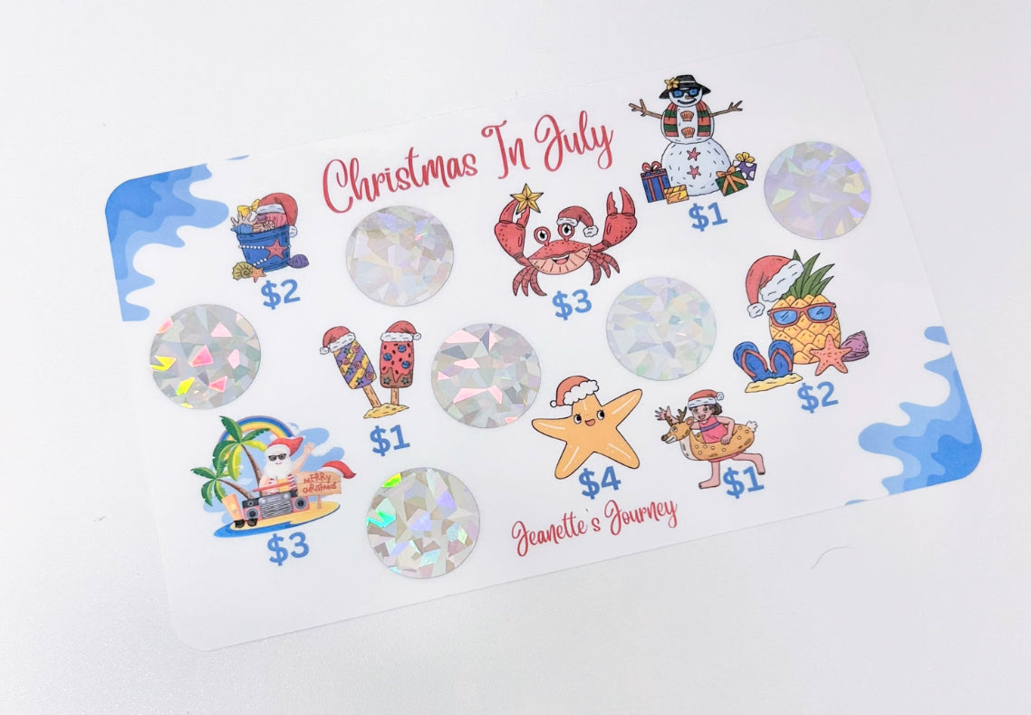 Christmas In July Scratch N’ Save | A5