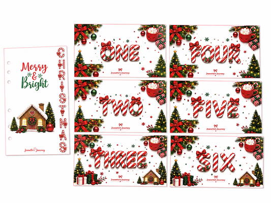 Christmas Randomizer Dashboards With Cut Out Cover | A6