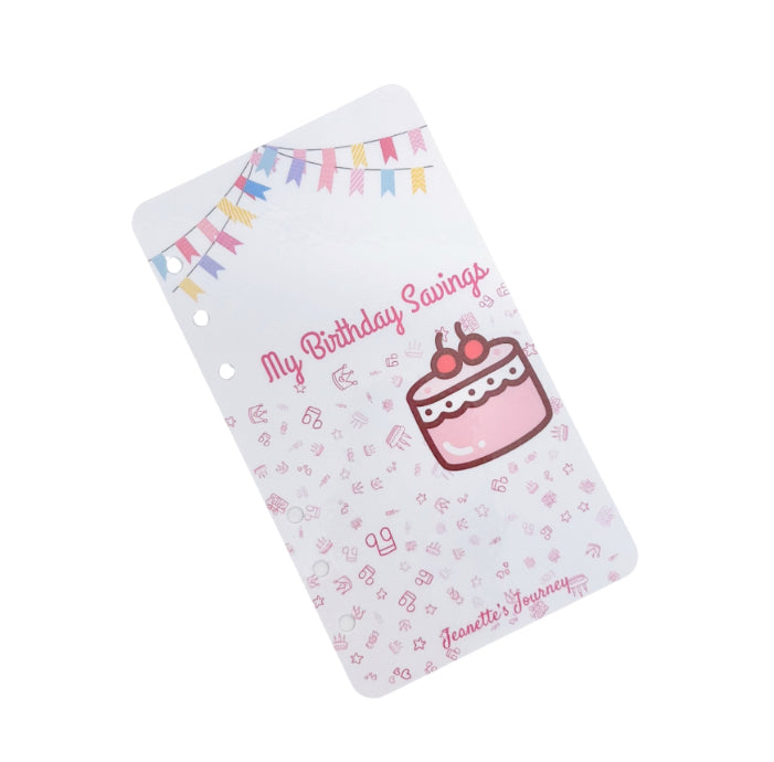 My Birthday Savings Challenge / A6