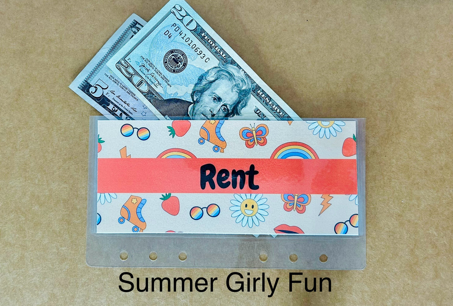 Summer Fun Cash Stuffing Envelopes | A6