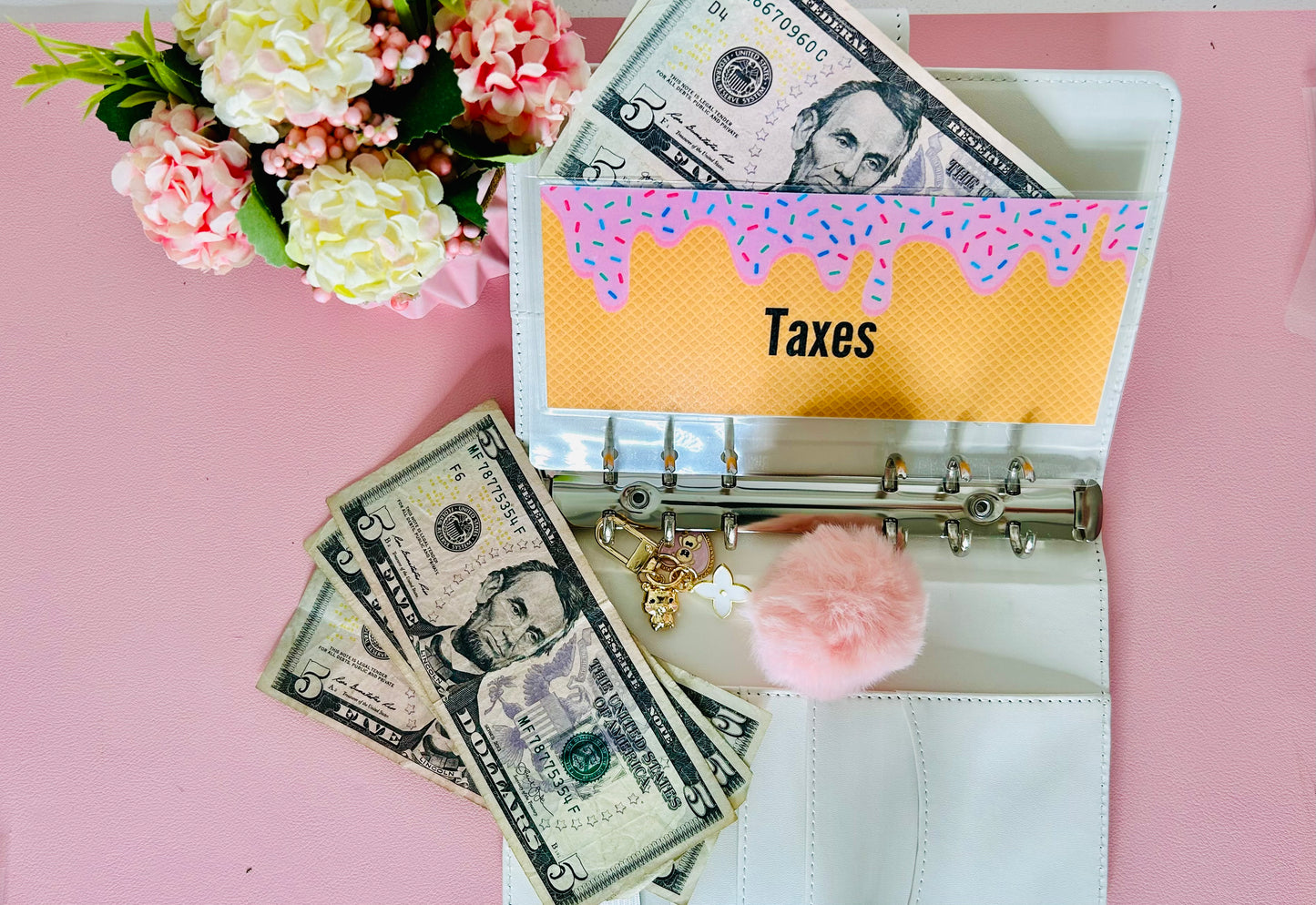 Ice Cream Collection Cash Envelopes/ A6 Binder